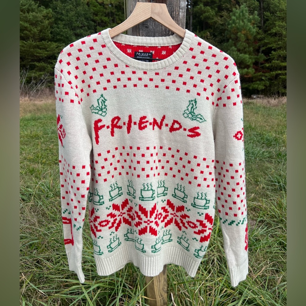 Friends TV Show  Ugly Christmas Sweater Size Medium